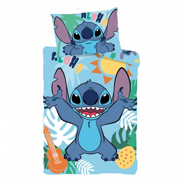 Disney Lilo and Stitch Tropical Paradise childrens bedding set 100×135 cm, 40×60 cm