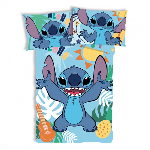 Disney Lilo and Stitch Tropical Paradise childrens bedding set 100×135 cm, 40×60 cm