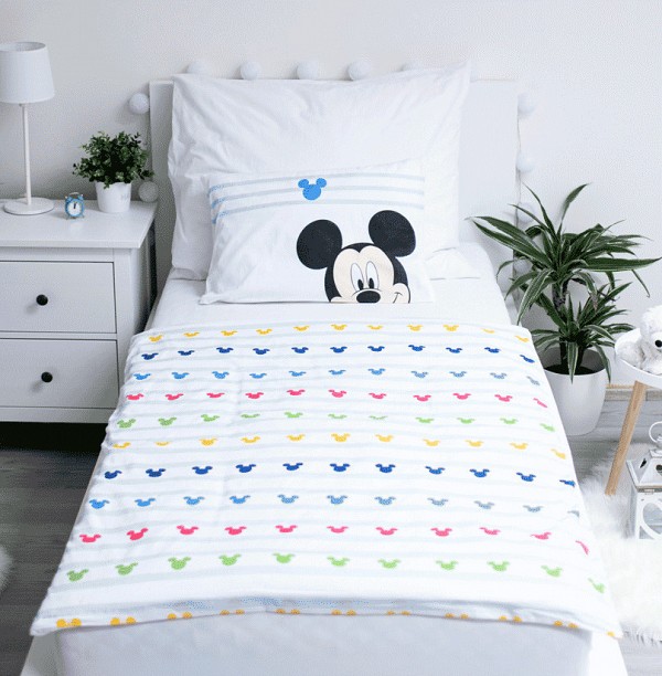 Disney Mickey  Colors childrens bedding set 100×135cm, 40×60 cm