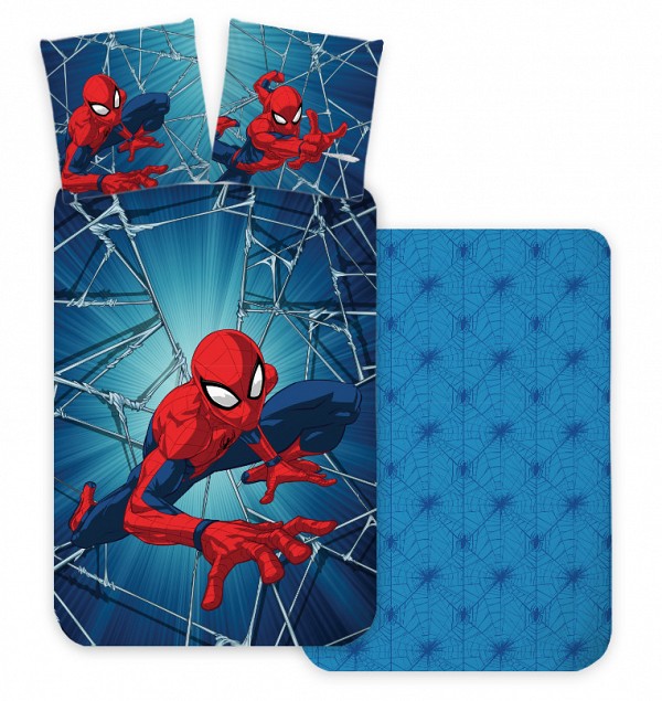 Spiderman Dynamic  childrens bedding set 100×140 cm, 40×45 cm