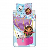 Gabby's Dollhouse Balloon bedding set 140×200cm, 70×90 cm