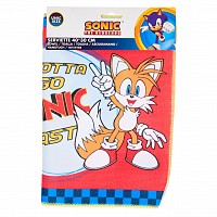 Sonic the Hedgehog Gotta Go hand towel, face towel, towel 40x30 cm