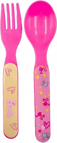 Barbie Love sandwich box + cutlery set