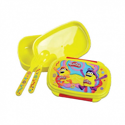 Play-Doh Happy sandwich box + cutlery set