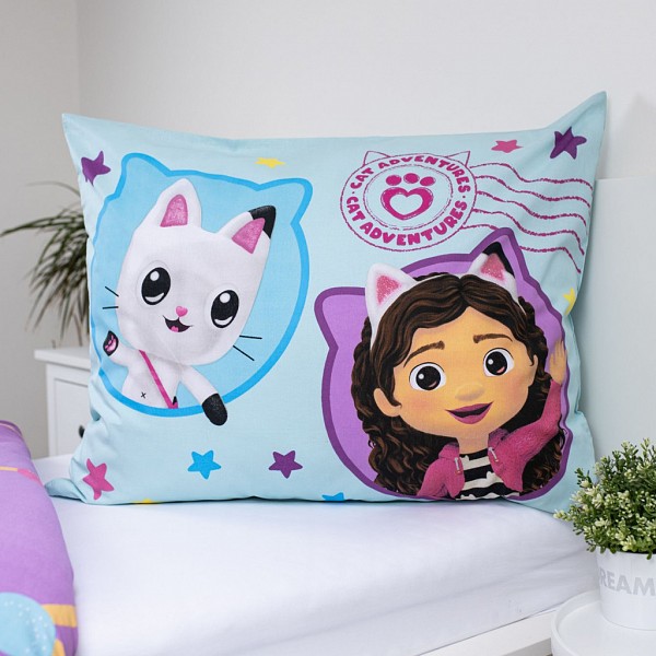 Gabbys Dollhouse Balloon bedding set 140×200cm, 70×90 cm