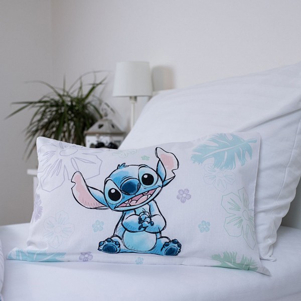 Disney Lilo and Stitch Ohana White Childrens bedding set 100×135 cm, 40×60 cm