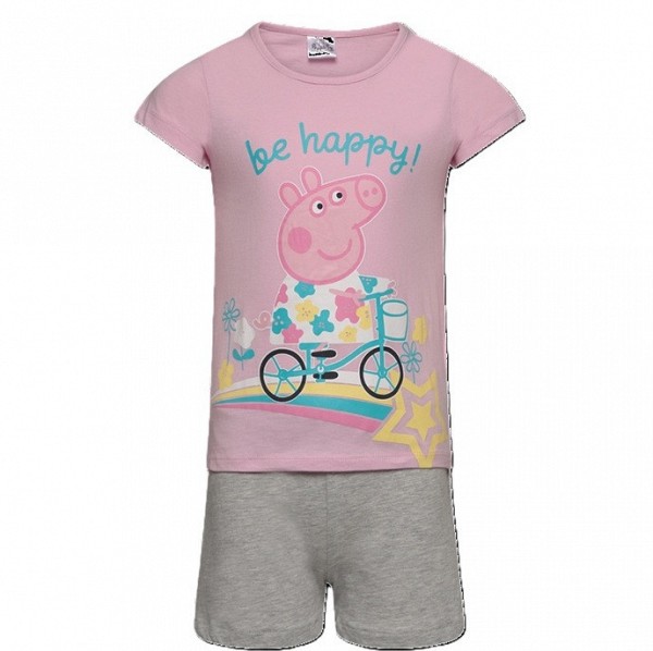 Peppa Pig Bike childrens short pajamas 3-6 years