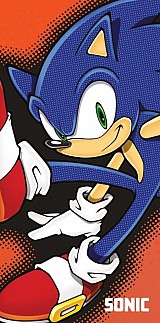 Sonic the Hedgehog Fearless Sonic the Hedgehog Bath Towel, Beach Towel 70x140cm