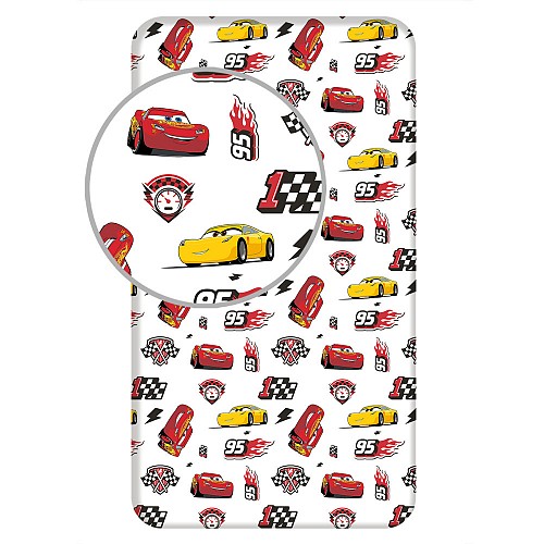 Disney Cars McQueen fitted sheet 90x200 cm