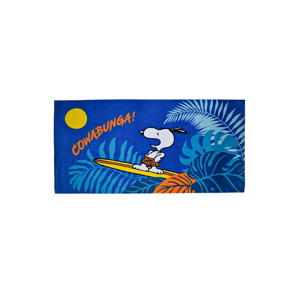 Snoopy Cowabunga bath towel, beach towel 70x140cm