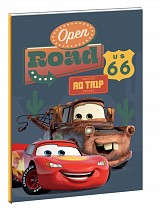 Disney Cars Road B/5 lined notebook 40 pages