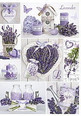 Colour Mosaic Lavender A/4 elastic folder