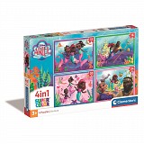Disney Princess Junior Ariel 4 in 1 puzzle Clementoni CMC21533