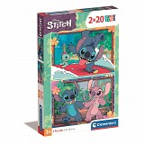 Disney Lilo and Stitch Angel 2x20 piece Clementoni puzzle  CMC24809