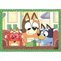 Bluey Play All Day 4-in-1 puzzle Clementoni  CMC21530