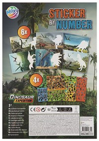 Dinosaur Expedition puzzle sticker  CCG128344