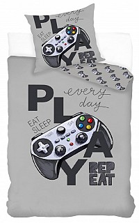 Gamer bedding set 140×200cm, 70×90 cm