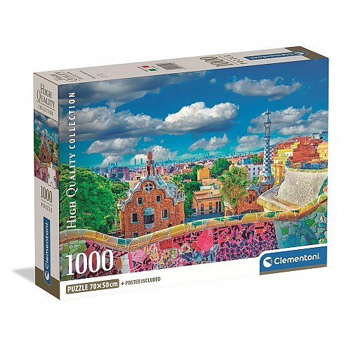 Cities Park Güell Barcelona 1000-piece puzzle Clementoni  CMC39954