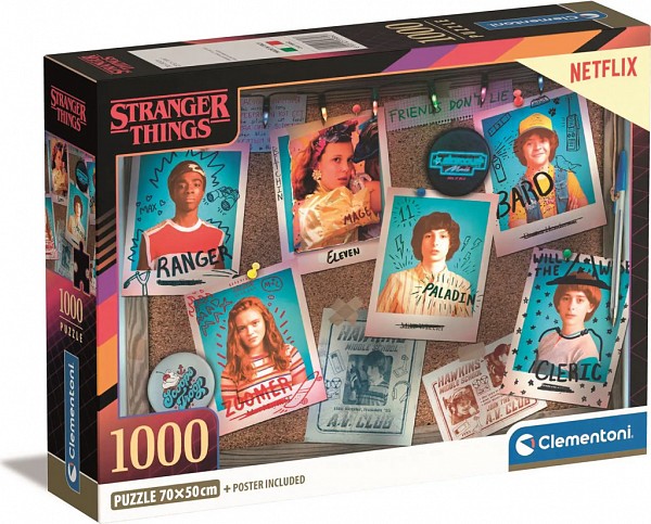 Stranger Things 1000 piece Clementoni puzzle Compact