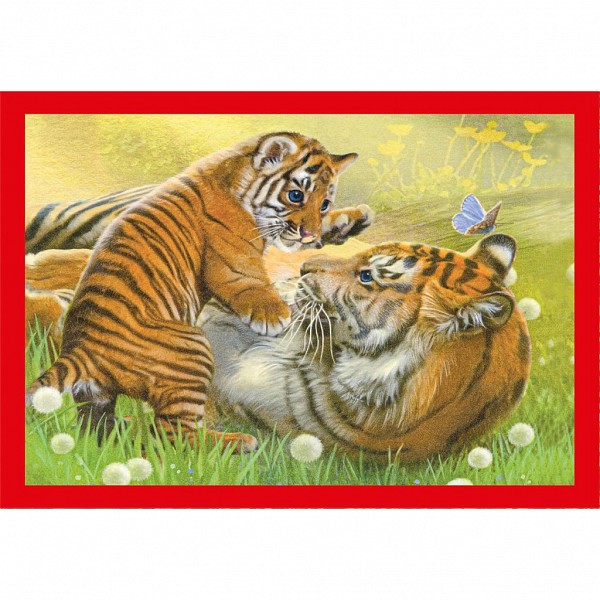 Animals Baby Cuddles 4 in 1 puzzle Clementoni  CMC21532