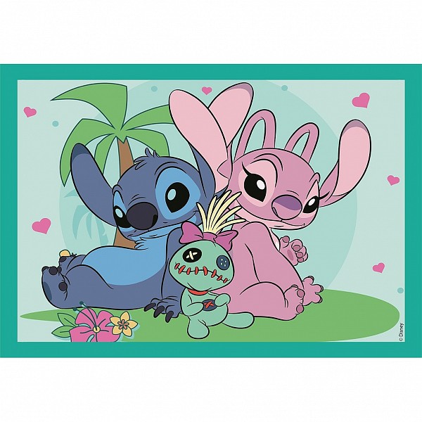 Disney Lilo and Stitch 4-in-1 Puzzle Clementoni  CMC21745