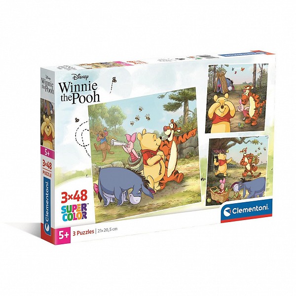 Disney Winnie the Pooh 3x48 pcs puzzle Clementoni  CMC25063