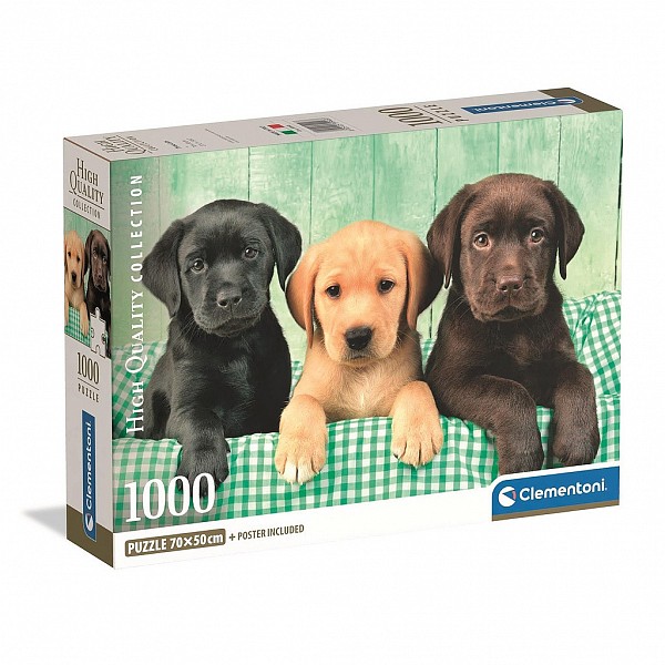 Animals Three Labs Dog 1000-piece puzzle Clementoni  CMC39946