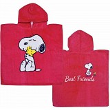 Snoopy beach towel poncho 50x100 cm
