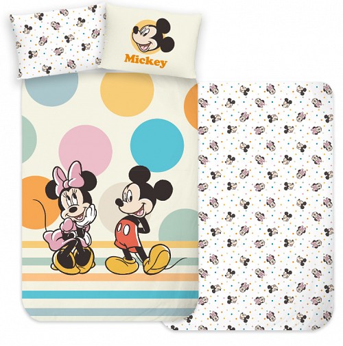 Disney Mickey  Duo children's bedding set 100×135 cm, 40×60 cm