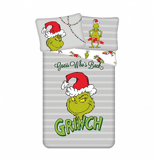 The Grinch Guess Who's Back bedding set 140x200 cm, 70x90 cm