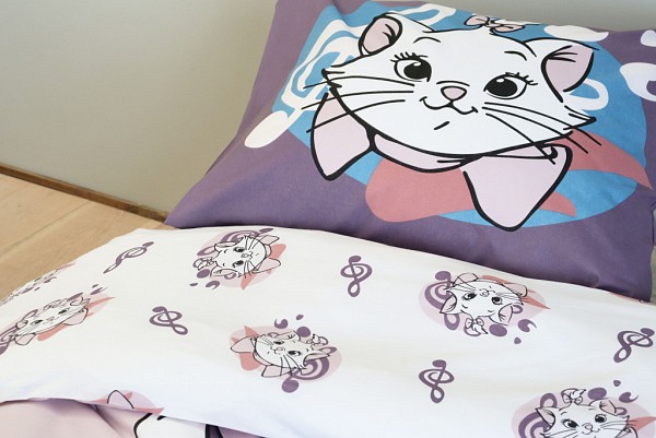 Disney Marie Purrfect childrens, kindergarten duvet cover 100×135 cm, 40×60 cm