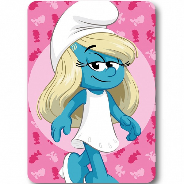 Smurfs Smurfette fleece blanket 100x140cm