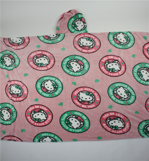 Hello Kitty Club hooded blanket 120x150cm