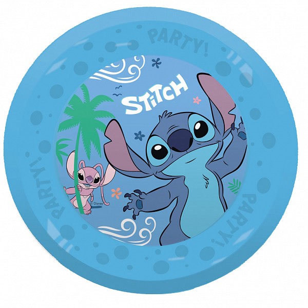 Disney Lilo and Stitch Angel micro premium plastic dinner plate set of 4 pcs 21 cm