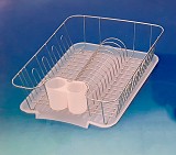 Πιατοθήκη Μεταλλική Χρωμίου Με Πλαστικό Δίσκο