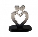 Μεταλλικές Διακοσμητικές Διπλές Καρδιές