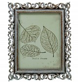 Κορνίζα Polyresin Ασημί BLY17772-6   15×20εκ.