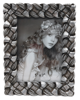 Κορνίζα Polyresin Ασημί 19562-57 13×18εκ.