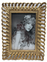 Κορνίζα Polyresin Χρύση 20573-46 10×15εκ.