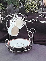 Κυπελοστάτης Μεταλλικός Chrome για φλυτζάνια