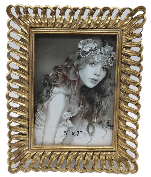 Κορνίζα Polyresin Χρυσή 20573-57 13×18εκ.