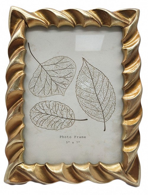 Κορνίζα Polyresin Χρυσή 20474-57-G 13×18εκ