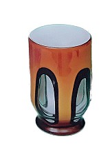 Βάζο γυάλινο διακοσμητικό 19εκ.