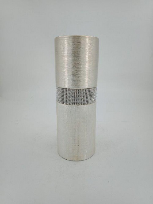 Διακοσμητικό Σαμπανιζέ Κεραμικό Βάζο Με Στρας 10.8x10.8x29.2cm