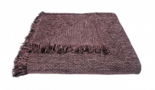 Ριχτάρι ΚΟΜΒΟΣ Σενίλ 2θ 180x240 Ψάθα Lilac