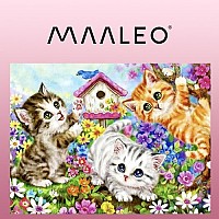 Painting by numbers 40x50cm - cats Maaleo 22781