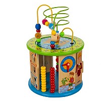 Wooden educational cube Kruzzel 24670