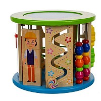 Wooden educational cube Kruzzel 24670