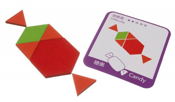 Educational puzzle - geometric shapes