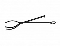 Wood stand with accessories PK011